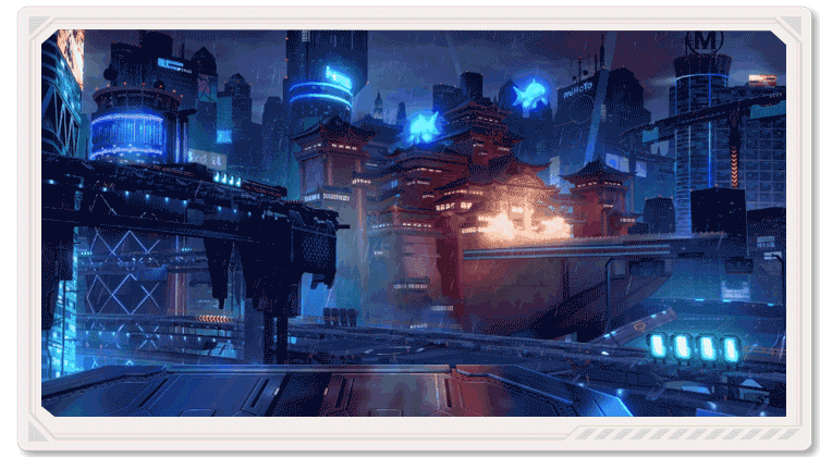 动态细节展示◆在这不眠的天穹之下,人类文明的星光在这座城市中